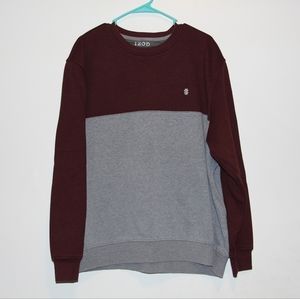 Mens Izod Red & Grey Sweatshirt